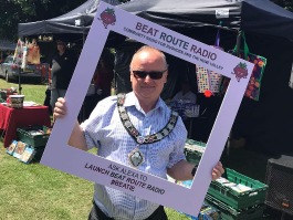 Adrian Winkle - Rushden Town Mayor - party in the park 2022
