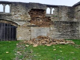 Chichele College - Wall Collapse